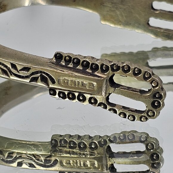 Chilean Cowboy Spurs Vintage Artisan Handmade Set Equestrian Riding Horse - Picture 3 of 16